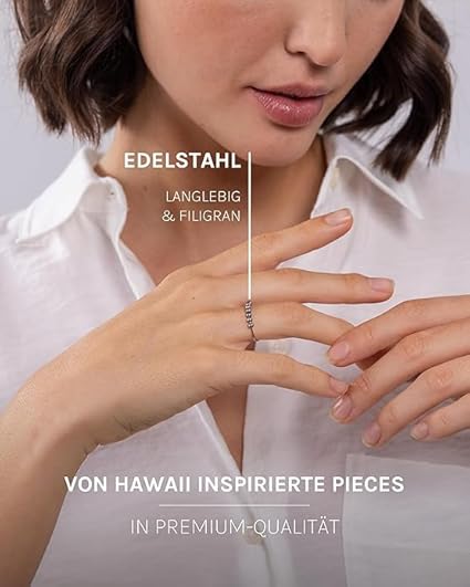 Purelei® Shade Anxiety Fidget Damesring, van duurzaam roestvrij staal