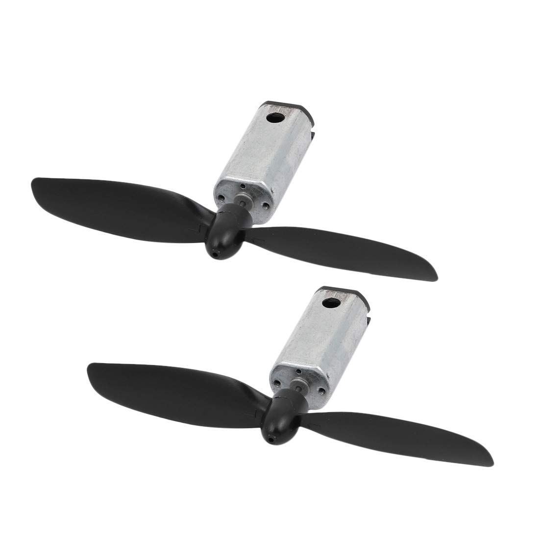 Aexit 2Pcs DC Electrical equipment 1.5V 15000RPM N50 Motor w CCW Helicopter Propeller for RC Quadcopter