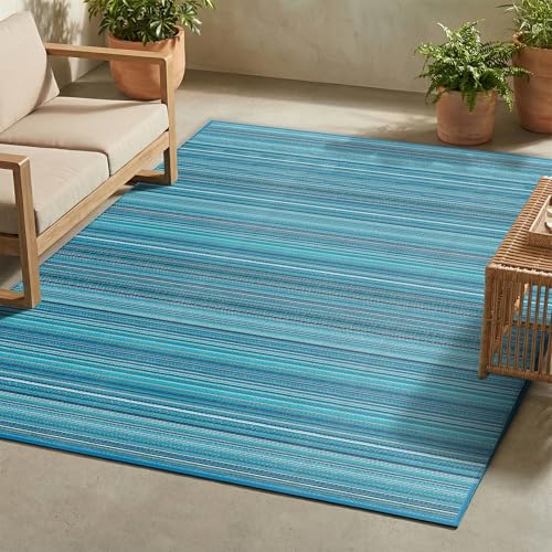 FH Home Outdoor Camping Rug - Waterproof, Fade...