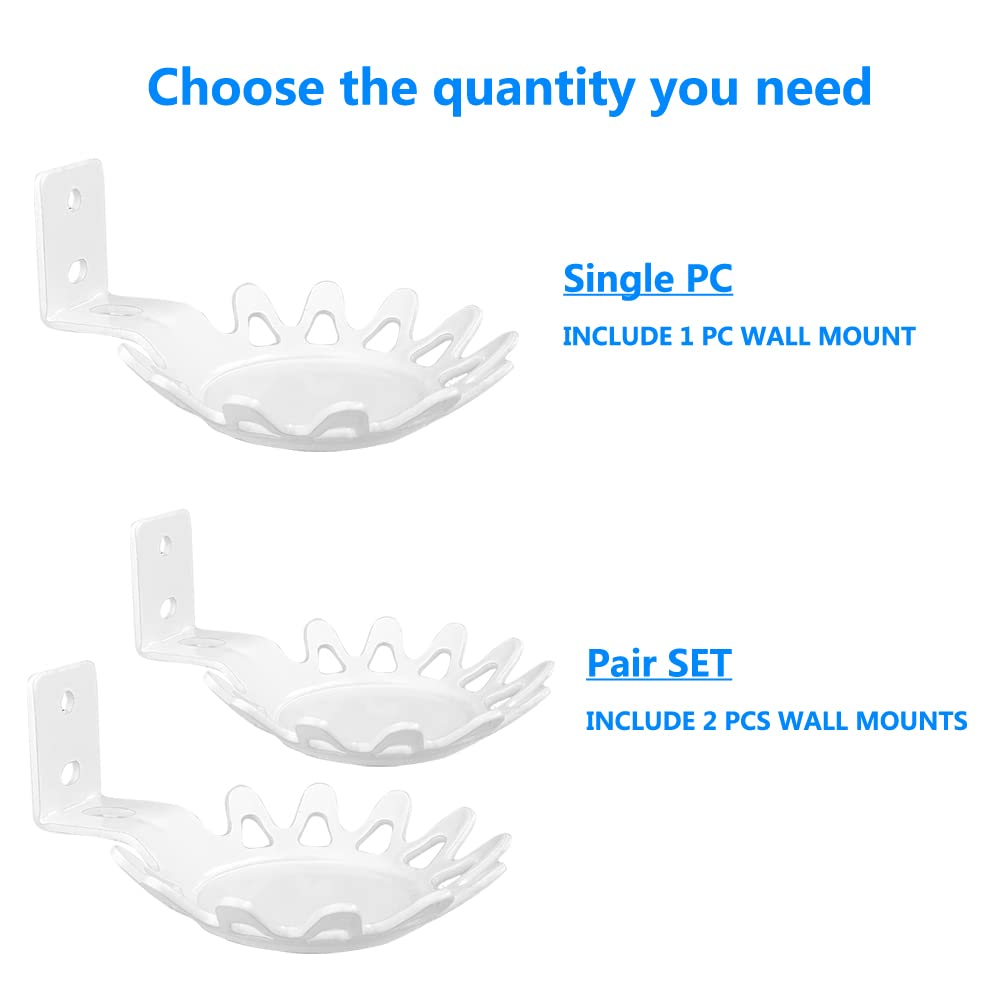 HomePod Mini Wall Mounts - Drill-Free Pair Set In Black