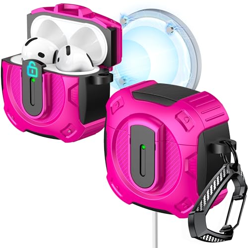 Image of RFUNGUANGO for AirPods 4 Case, Rose Red