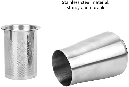 Miniatura 3 de Tamiz de café en polvo, acero inoxidable de malla fina de café en polvo, tamiz de filtro de filtro de café en polvo, herramienta de tamizado de
