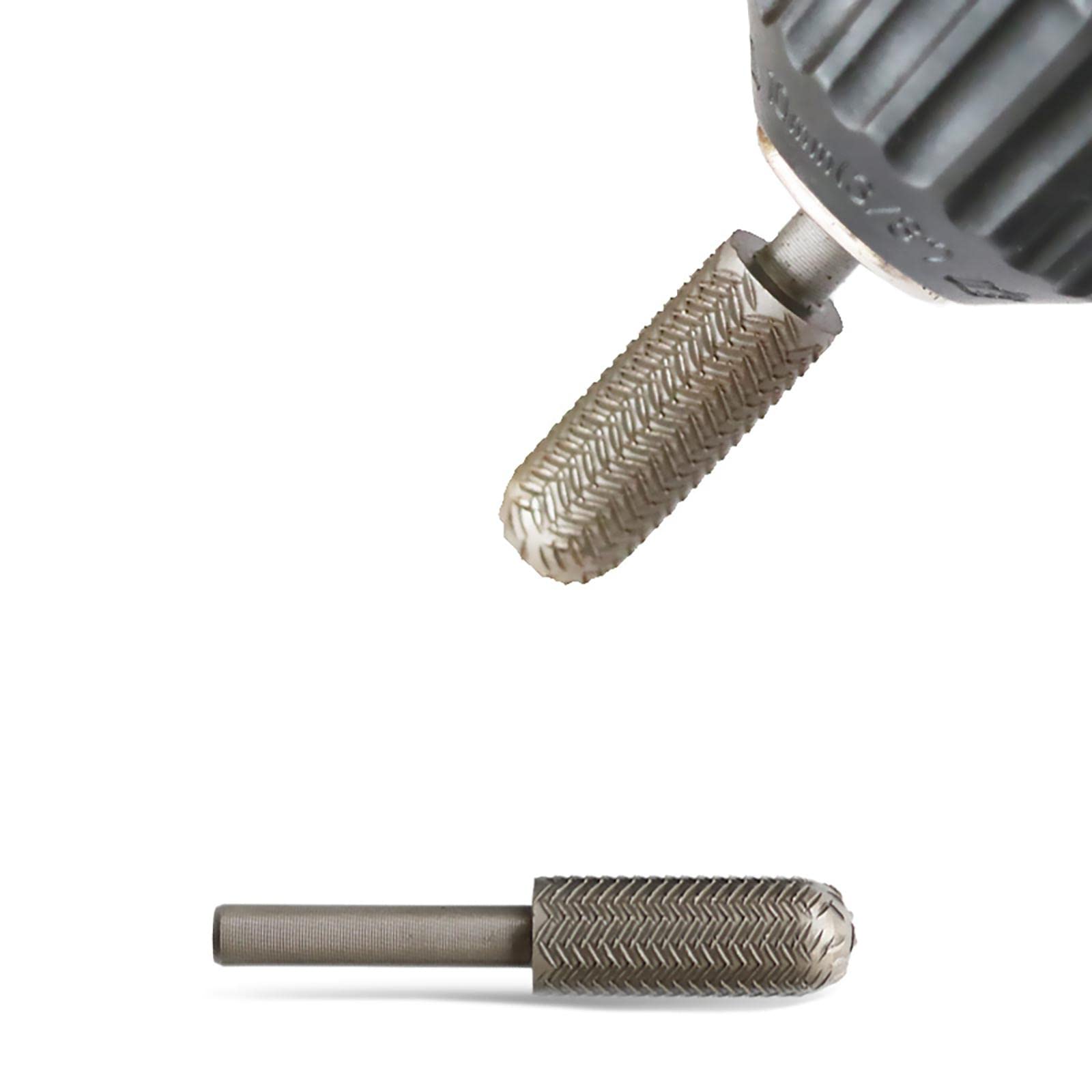 5Pcs Steel Shaping Grinding Rotary Rasp Cutter Drill Bits Accessory for Steel Milling, Filing and Shaping