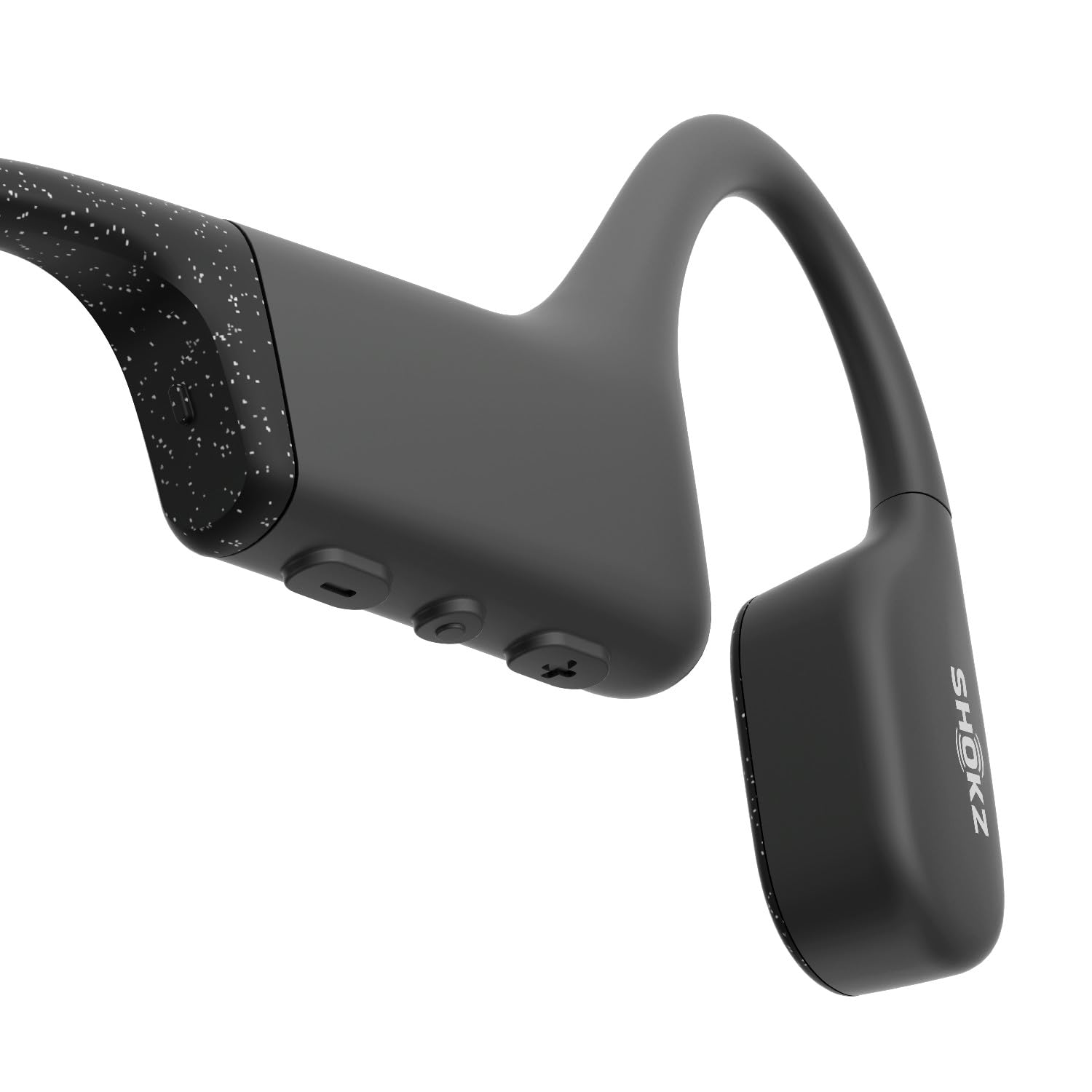 SHOKZ OpenSwim Open-Ear Kopfhörer zum Schwimmen geeignet mit integriertem MP3-Player | Farbe: Diamantschwarz