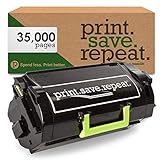 Print.Save.Repeat. Lexmark 24B6020 High Yield Remanufactured Toner Cartridge for XM7155, XM7163, XM7
