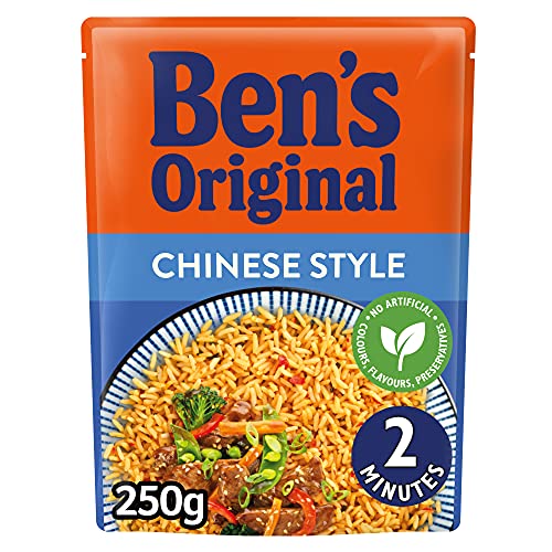 Ben's Original Chinese Style Microwave Rice Pouch 250 g, Serves 2