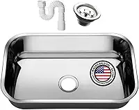 Cuba Aço Inox Cozinha American Steel N°2-17 Extra Funda 56x34x17