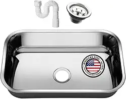 Cuba Aço Inox Cozinha American Steel N°2-17 Extra Funda 56x34x17