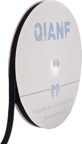 Miniatura 33 de Cinta de terciopelo caqui vintage, 3/8 pulgadas x 25 yardas 143-caqui,003-negro,045-rojo,159-verde musgo,165-Verde,180-Azul
