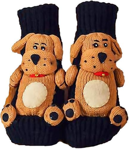 Image of Women's Thick Knit Skid proof Warm Casual Floor Carpet Socks