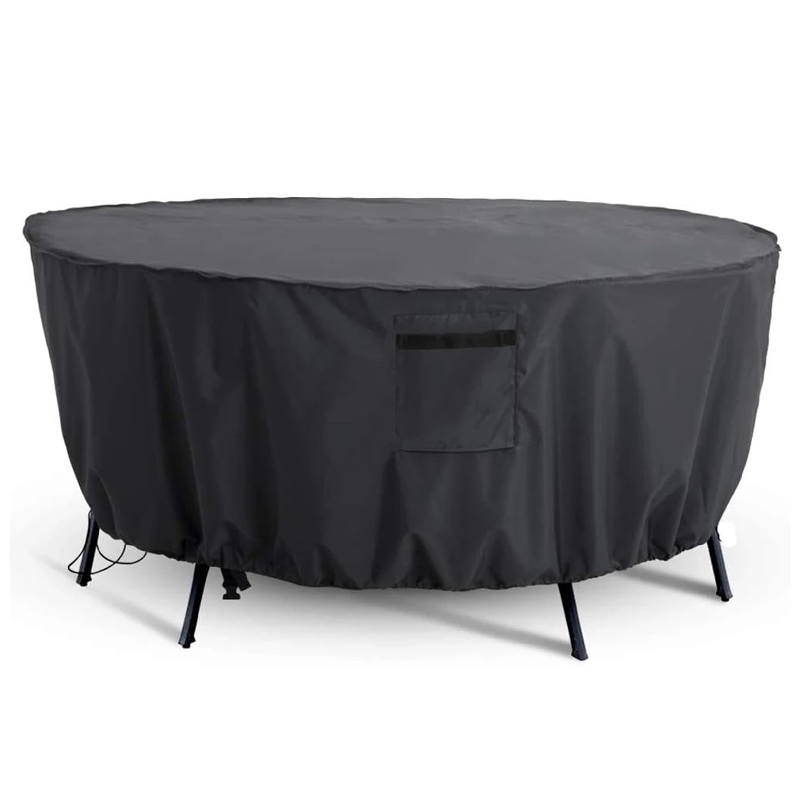 Outdoor Round Table Chair Set Cover Garden Furniture Waterproof Oxford Wicker Sofa Protection Patio Rain Snow Covers(142x68cm)