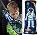 HECKBO® Cuscino per Cintura di Sicurezza con Astronauta nello Spazio (Space Astronaut) – Lavabile in Lavatrice – Morbido e Confortevole – Alta Qualità – Protezione Copricintura per Auto