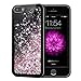 Caka iPhone 5/5S/SE Case, iPhone 5S Glitter Case [Starry Night Series] Bling Fashion Luxury Flowing Liquid Floating Sparkle Glitter Soft TPU Case for iPhone 5/5S/SE - (Rose Gold)