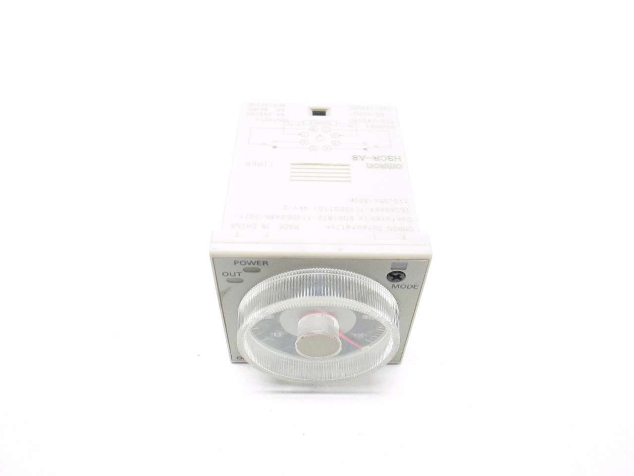 OMRON H3CR-A8 100-240V-AC 5A AMP Timer D498528