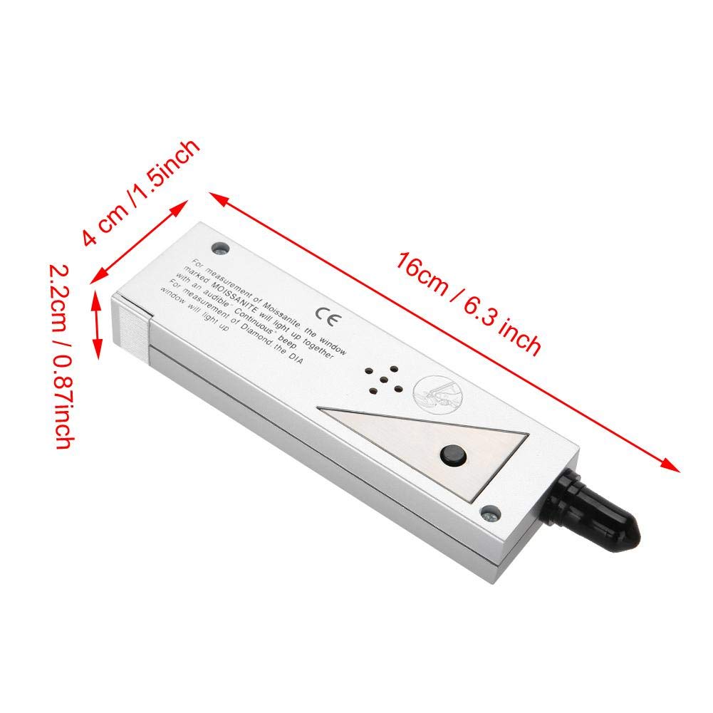 Tester Diamanti Portatile LED – Selettore Gemme Elettronico Per Gioielli E Pietre