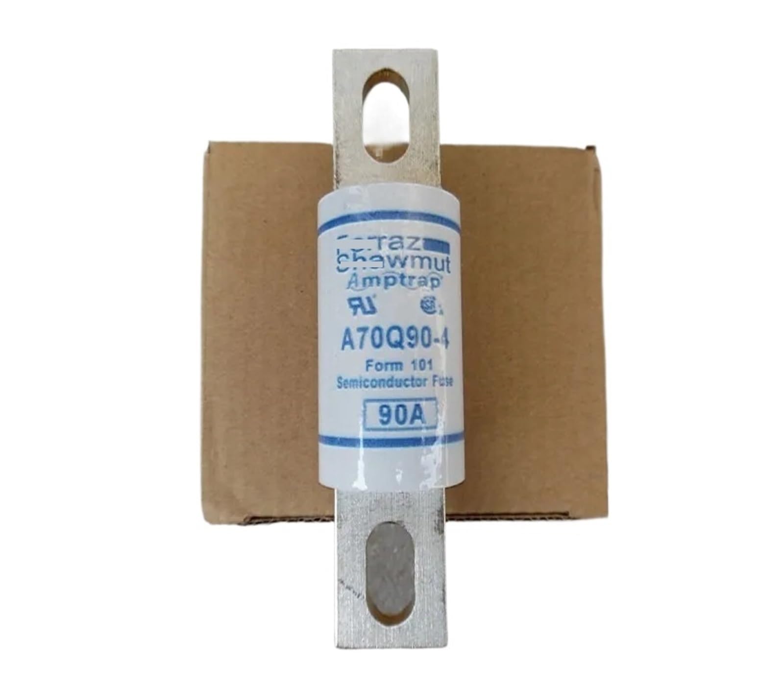 Fusible A70Q80-4 80A pour sécuriser l'installation électrique d'une station de recharge de garage