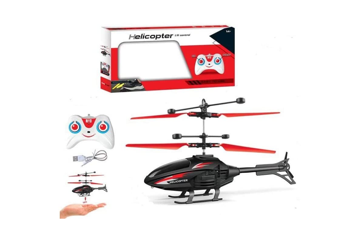 O & R Helicopter With Radio Remote Control And Hand Sensor Chargeable Helicopter 2 In 1 Toys With 3D Light Toys For Boys Girls Kids (Indoor & Outdoor Flying) Ir Technology (B0C6GNS17V) Amazon Price History, Amazon Price Tracker