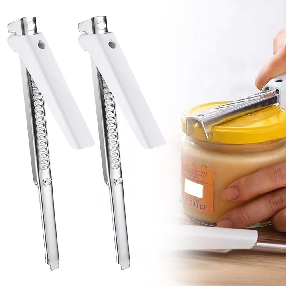Abridor de tarros para artritis, abridor de latas y tapas para personas mayores, herramienta de fácil agarre para manos débiles, ayuda de cocina multifuncional, ideal para un uso sin esfuerzo