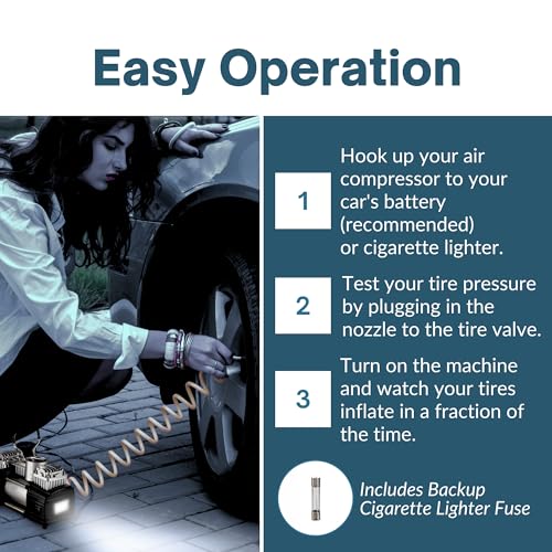 Asani 201 12V Air Compressor - Portable & Compact Tire Pump thumb #5
