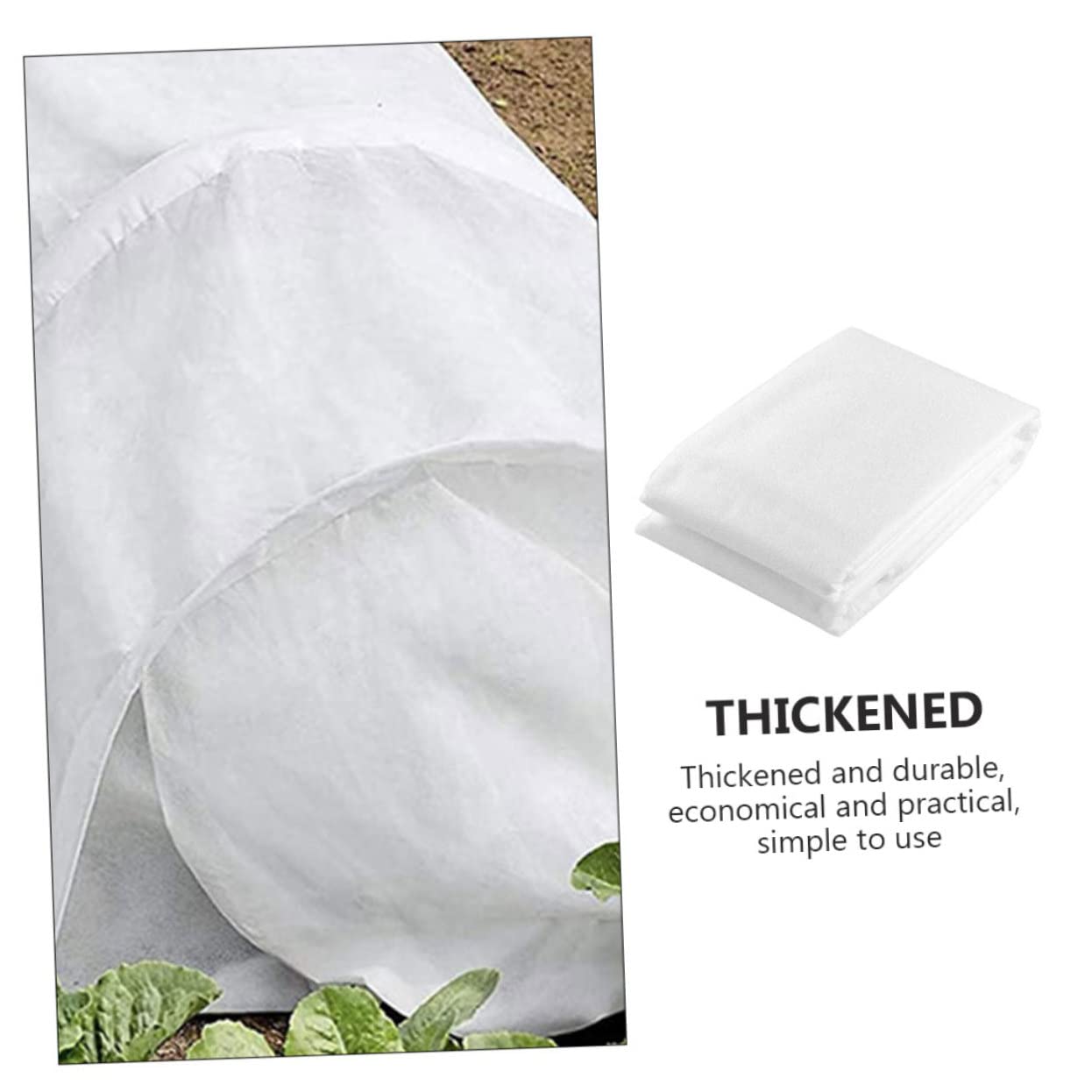 Protector de Plantas Exterior No Transpirable Antifreeze para Jardín Cubierta Térmica para Flores y Suculentas Resistente y Ligera para Protección Vegetal