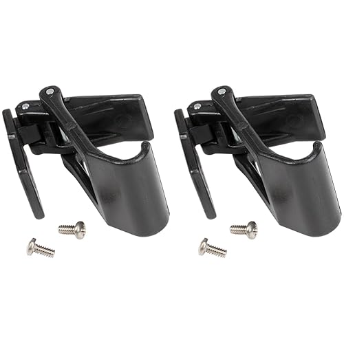 LD222NLA - Conjunto de pestillo de polietileno para servidor y sartén de bebidas serie LD y Cateraide, color negro (paquete de 2)