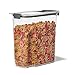 Rubbermaid Brilliance Airtight Cereal Food Storage Container, Shatterproof, BPA-Free and Dishwasher-Safe, 32oz Capacity