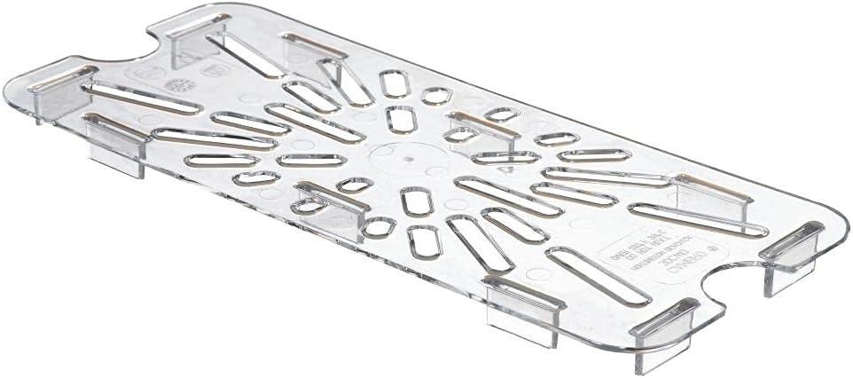 30CWD135 Camwear Clear Drain Shelf for 1/3 Size Food Pans