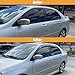 Rain Guards Compatible with 2003-2008 Toyota Corolla, Acrylic Slim Style Window Visor Rain Guard, Side Window Deﬂector for Toyota Corolla Accessories 4 Pieces, 2004 2005 2006 2007