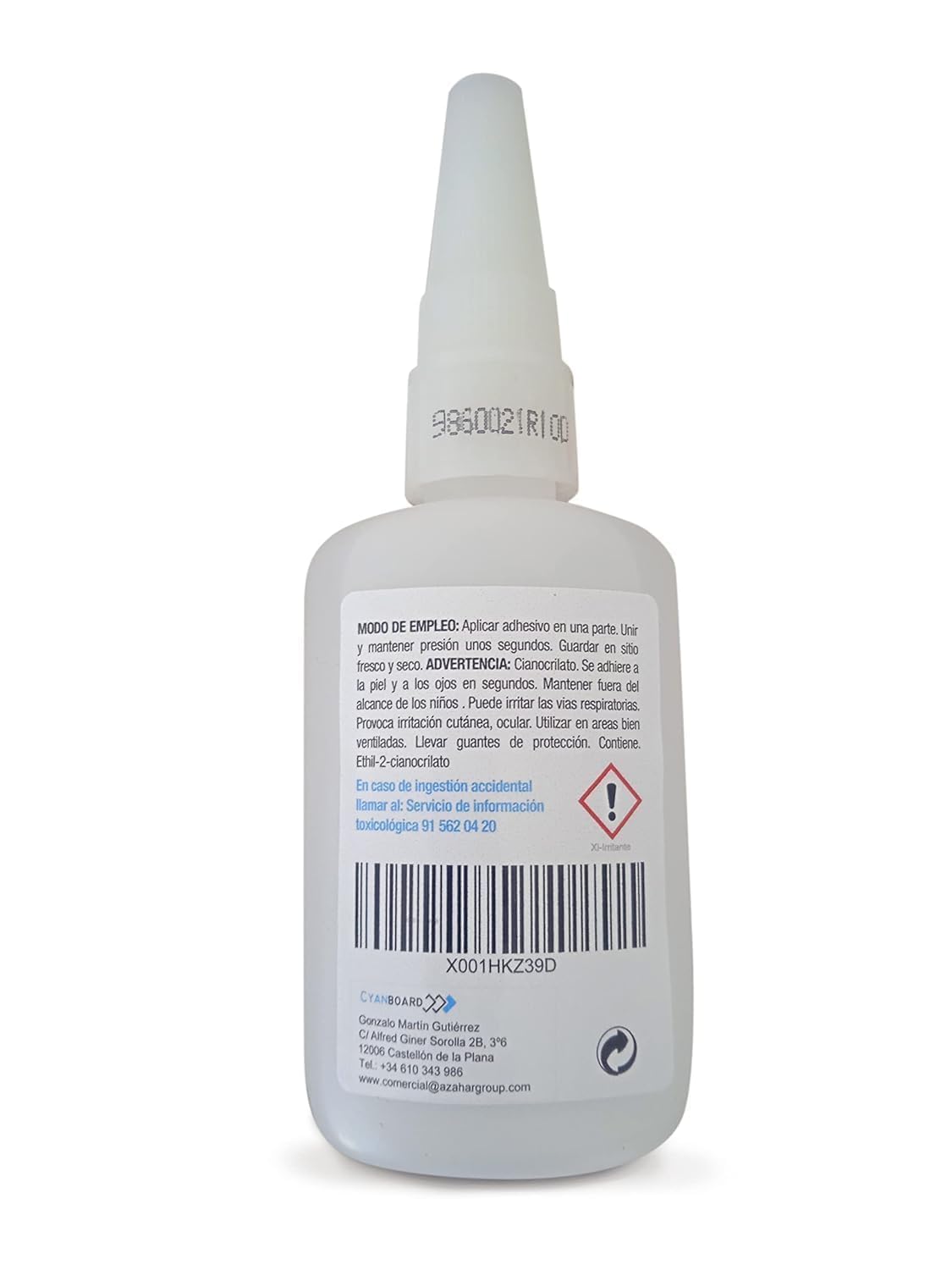 Kit 3 X Adhesivo de Cianoacrilato de Alta Viscosidad (3 X 50grs) + 3 X Activador Acelerador Tapa Poros (3 X 200ml), Adhesivo Instantáneo para Materiales Porosos: Madera, Goma, Cuero