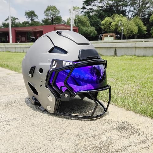 Image of Football Helmet Visor Anti-Fog Scratch Resistant Used for Axiom Helmets for Youth & Adult