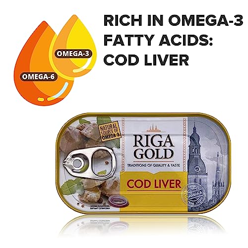 Riga Gold Cod Liver In Own Oil 4.27Oz/ 121G From Iceland thumb #6