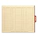Smead End Tab Out Guides with Printed Form, 1/5-Cut Tab Center Position, Letter Size, Manila, 100 per Box (61910)