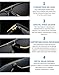 Dollger Retro Oversized Sunglasses for Men Classic Fashion Semi Rimless Gold Alloy Frame Sun Glasses