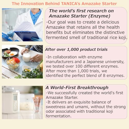 TANICA Amazake Starter - Japanese Koji Fermentation Powder for Making Sweet Rice Drink at Home | No Added Sugar, Non-Alcoholic, Gluten-Free, Vegan | Probiotic Gut Health & Natural Sweetener | 2g x 10 Packets (Made in Japan) - image 7