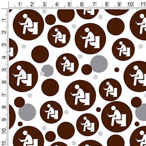 Graphics & More Man Pooping On Toilet Funny Premium Gift Wrap Wrapping Paper Roll #TOP1