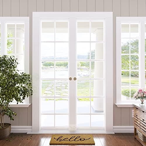 Barnyard Designs Hello Doormat, Indoor/Outdoor Non-Slip Rug, Front Door Welcome Mat for Outside Porch Entrance, Home Entryway Farmhouse Decor, 76 x 43cm