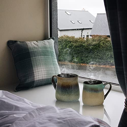 Ecodeco Large Pottery Coffee Mug 24 Oz - Oversized Ceramic Cup With Big Handle - 1 Pcs (Tan To Beige) #TOP5