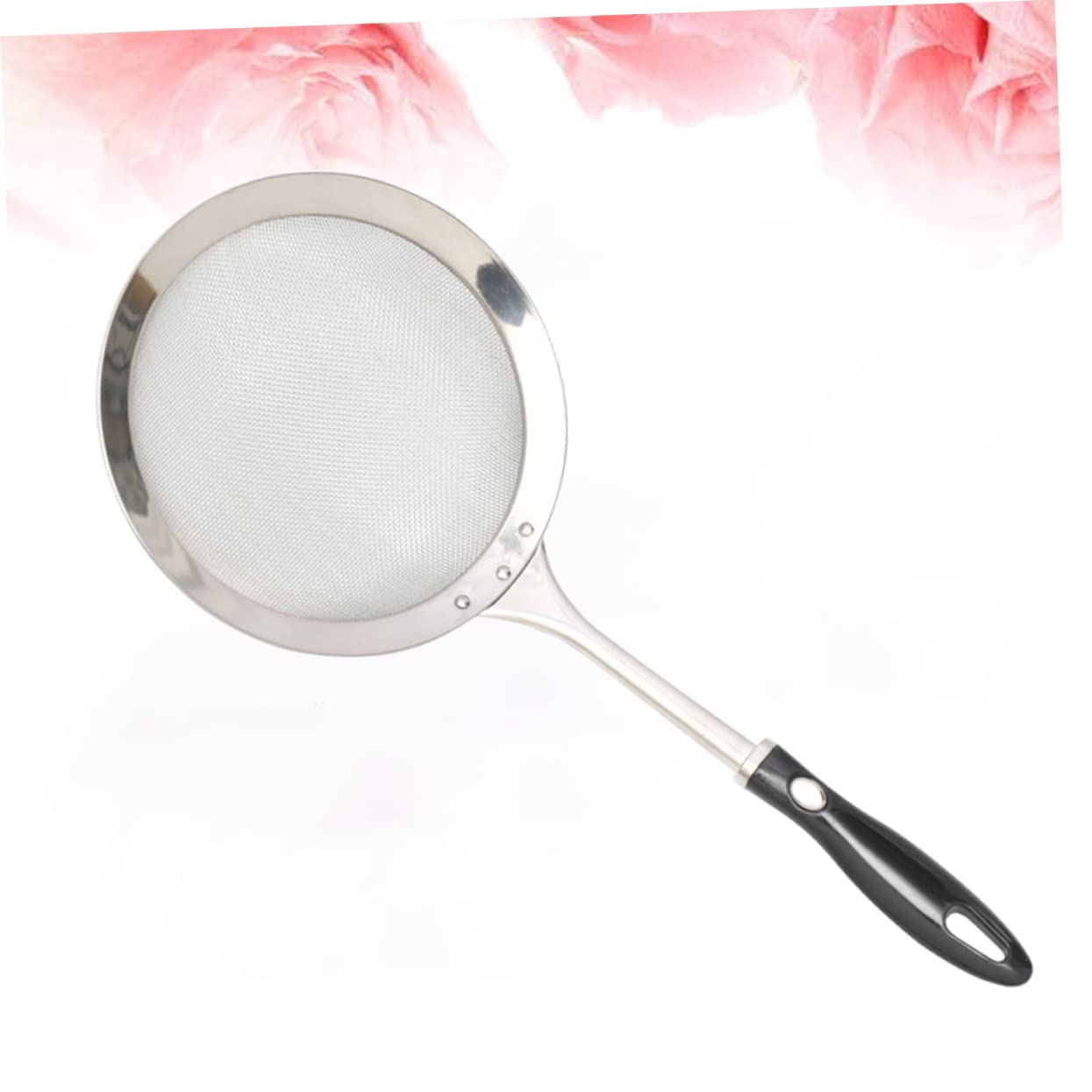 Set mit 3 Küchensieben aus Edelstahlgeflecht – ideal für Mehl, Nudeln und Öl, feinmaschiges Sieb zum Kochen und Abschöpfen