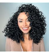 7 Packs Gogo Curl Crochet Hair for Women 8 Inch Pre-Twisted Curly Crochet Hair Pre Looped Deep Oc...