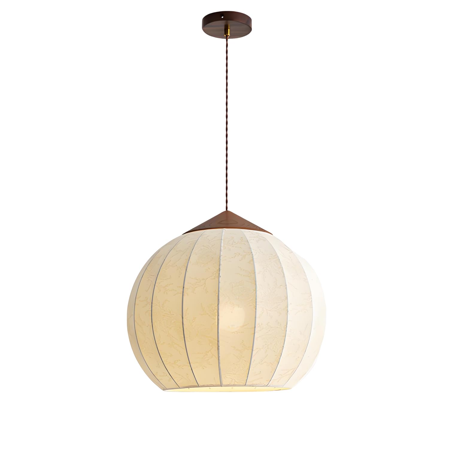 Grand luminaire suspendu moderne en tissu pour sublimer votre salle à manger