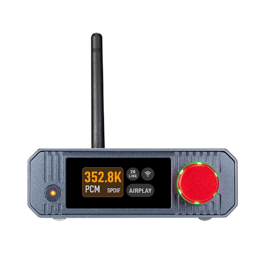 xDuoo DP-01 Lecteur Réseau Audio sans Perte, Streaming Audio Multi-Pièce avec Sorties USB/Coaxiale/Optique/RCA, Lecteur De Musique Numérique Ethernet Filaire 100 Mbps
