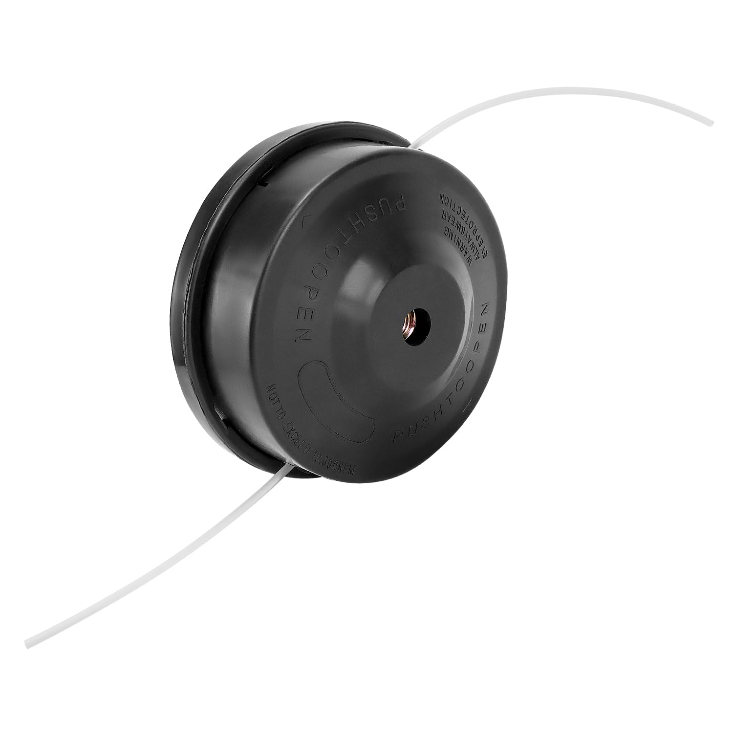 QWORK® 2 Piezas Cabezales Hilo Desbrozadora, Cabezal de Desbrozadora M10x1.25, Carrete de Hilo para Cortadora de Césped, para Desbrozadoras M10