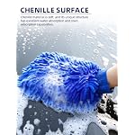 1 Pack Microfiber Chenille Car Wash Mitt,Scratch-Free (Blue) - Image 2
