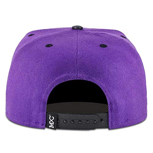 Boné MXC BRASIL Aba Reta Snapback Ajustável Purple Tamanho:Único;Cor:Roxo