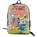 Produktbild Adventure Time Rucksack, Daypack Tagesrucksack Für Schule, Arbeit Und Uni, Sportrucksack Und Schultasche Mit Laptopfach Und Rückenpolster