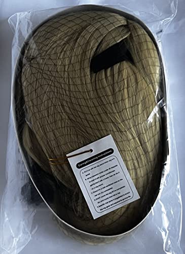 PWEINCY Parrucca lunga Fischl bionda per capelli