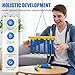 Reflective Drop Stick Challenge Game, 2026 New Hand Eye Coordination Reflex Training Toy, 3 Adjustable Speed Modes, Catching Sticks Game for All Ages (Blue)
