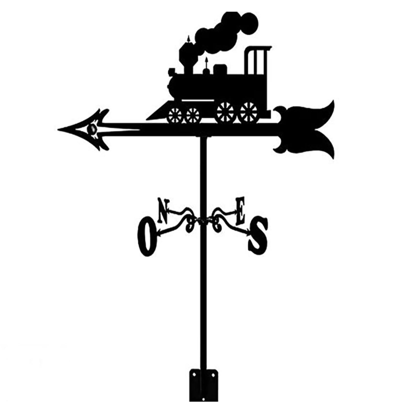 Wind Direction Indicator Weathervane Garden Stake Weather Vane Suitable for Outdoor Metal Products Weathercock Measuring(H)