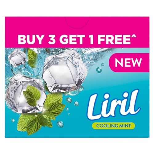 Cool Bathing Bar | Feel the Burst of Icy Cool Freshness | Pack of 4 (4x 125g)