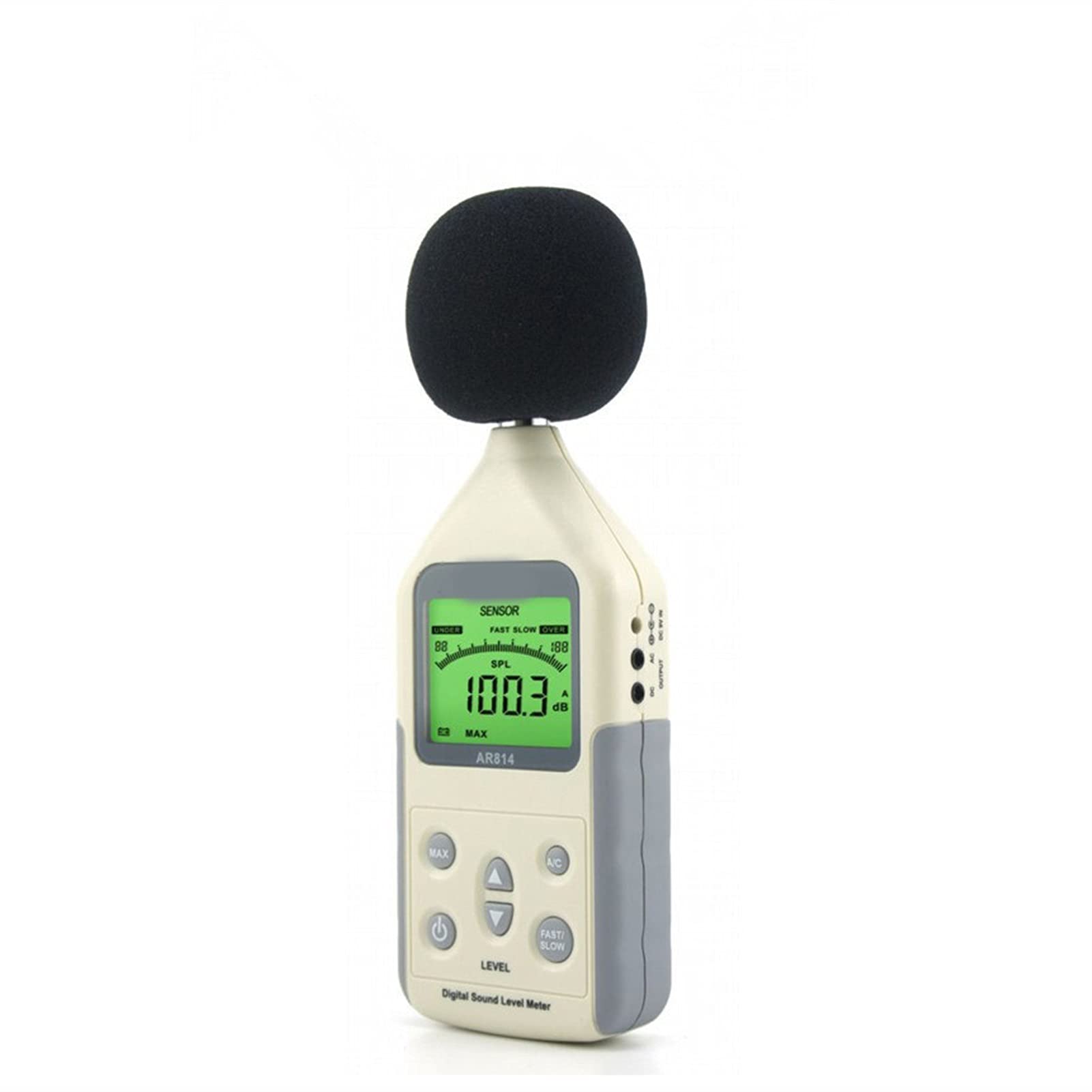 Medidor de ruido de alta precisión Medidor de nivel de sonido Medidor de ruido digital Tester de ruido Tester Decibel
